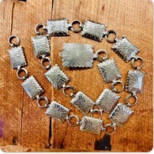 Vintage Costume Grade Silver Concho Belt